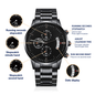 For loving me as your own...Engraved Watch