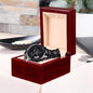 For loving me as your own...Engraved Watch