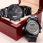 For loving me as your own...Engraved Watch