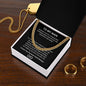 To My Man Message with Necklace