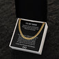 To My Man Message with Necklace