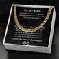 To My Man Message with Necklace