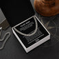 To My Man Message with Necklace