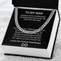 To My Man Message with Necklace