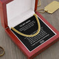 To My Man Message with Necklace