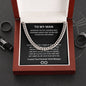 To My Man Message with Necklace
