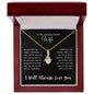 To My Amazing Future Wife | I Will Always Love You - Alluring Beauty necklace