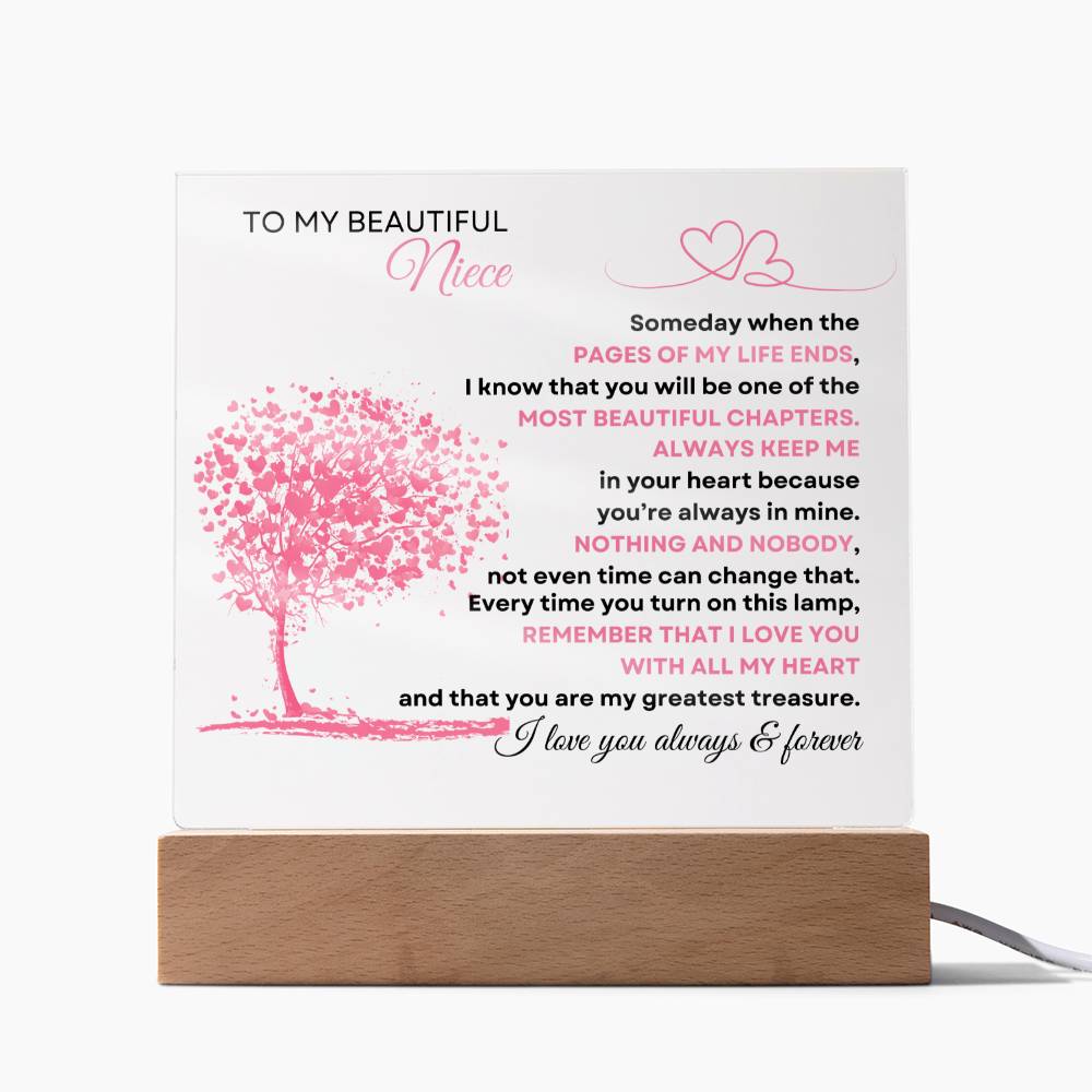 To My Beautiful Niece | Acrylic