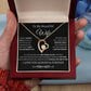 BW To My Wife/ Forever love necklace and message