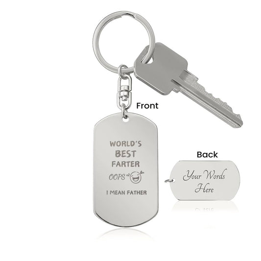 Funny Keychain for Dad | Father's Day | Birthday