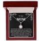 To My Mom beautiful necklace & message card