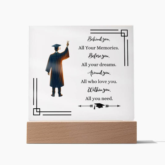 Male Graduate Acrylic