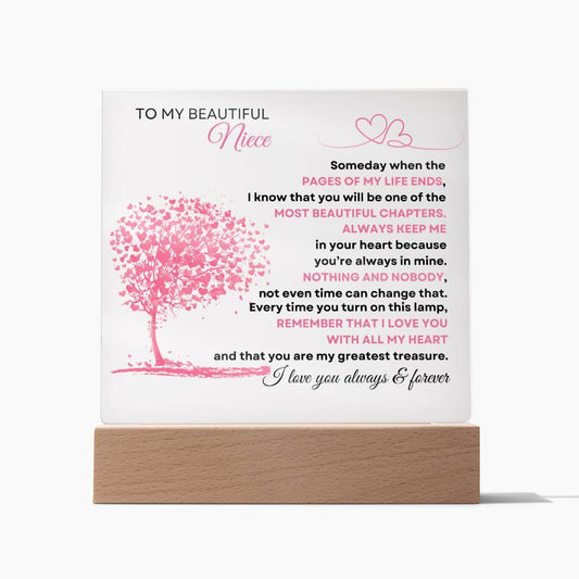 To My Beautiful Niece | Acrylic