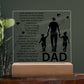 Dad and sons acrylic