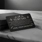 metal wallet card for hunting Dad from Daughter