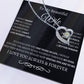 BW To My Wife/ Forever love necklace and message