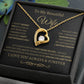 BG to my wife/ forever love necklace and message